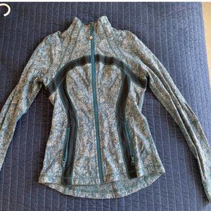 Lululemon Define Jacket Gray/Navy Floral